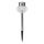Aigostar - LED Päikesepaneeliga valgusti LED/0,012W/1,2V 100 mAh 6500K IP44 38,4 cm
