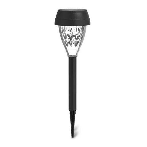 Aigostar - LED Päikesepaneeliga valgusti LED/0,06W/2V 33,5 cm 6500K IP44 100 mAh must