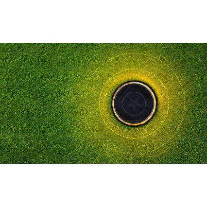 Aigostar - LED Päikesepaneeliga valgusti LED/0,6W/5,5V 24,5 cm 500 mAh 3200K IP66 must