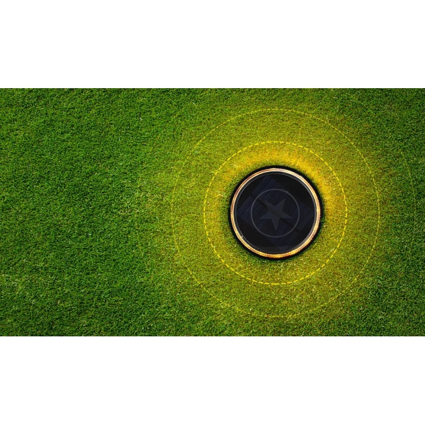 Aigostar - LED Päikesepaneeliga valgusti LED/0,6W/5,5V 24,5 cm 500 mAh 3200K IP66 must