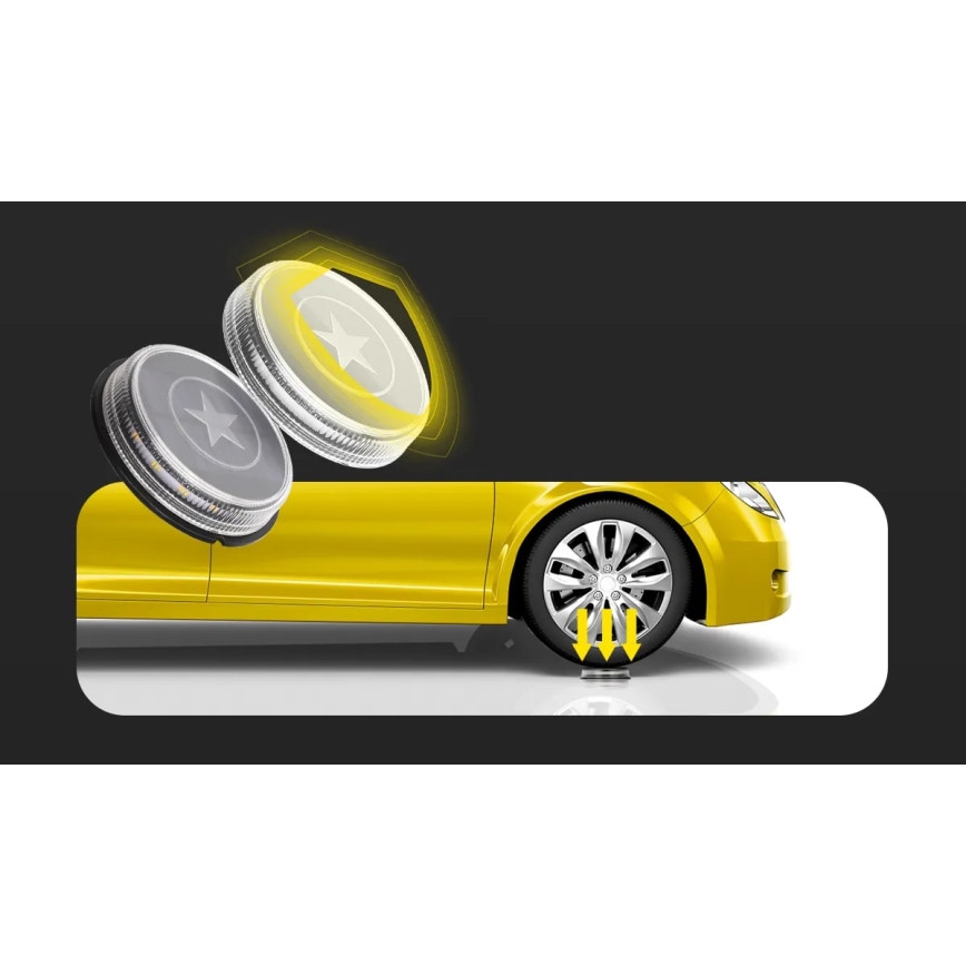 Aigostar - LED Päikesepaneeliga valgusti LED/0,6W/5,5V 24,5 cm 500 mAh 3200K IP66 must