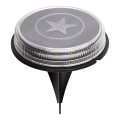 Aigostar - LED Päikesepaneeliga valgusti LED/0,6W/5,5V 24,5 cm 500 mAh 3200K IP66 must
