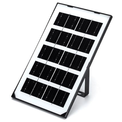 Aigostar - LED Päikesepaneeliga valgusti LED/35W/12V 3000 mAh 6500K d. 16,8 cm + kaugjuhtimispult