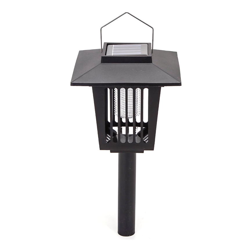 Aigostar - LED Päikesepaneeliga valgusti putukapüüdjaga LED/0,03W/1,2V 55,2cm must 6500K 300 mAh IP44