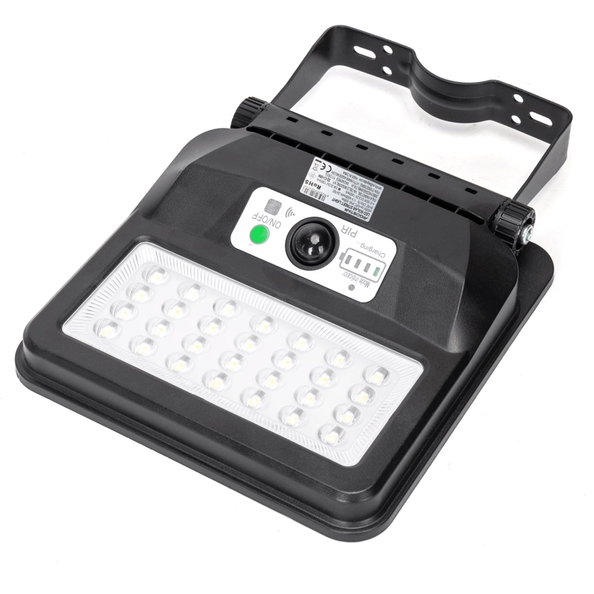 Aigostar - LED päikese tänavavalgusti anduriga LED/50W/3,2V 1000mAh 6500K + kaugjuhtimispult