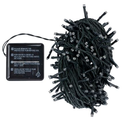 Aigostar - LED päikeseenergial töötav jõulukett, 200 LED, 8 funktsiooni, 22 m, IP65, mitmevärviline, 800 mAh