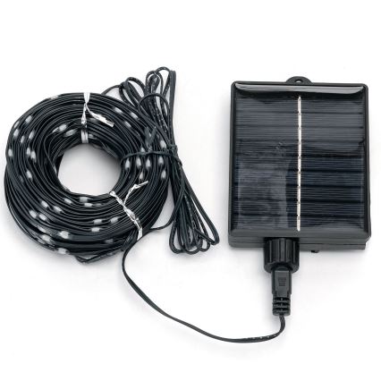Aigostar - LED päikesetoitega jõulukett 300xLED/8 funktsiooni 32m IP65 külmvalge 1200 mAh