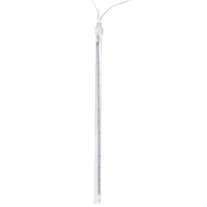 Aigostar - LED päikesepaneeliga jõulukaunistuste valguskett 192xLED/8m IP65 1200 mAh soe valge