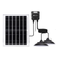 Aigostar - LED päikesetoitel lühter 2xLED/70W/12V 12000 mAh 6500K IP65 läbimõõt 23,5 cm + kaugjuhtimispult