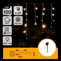 Aigostar - LED päikesetoitel valguskett 100xLED/8 režiimi 8x0,6m 800 mAh IP65 soe valge
