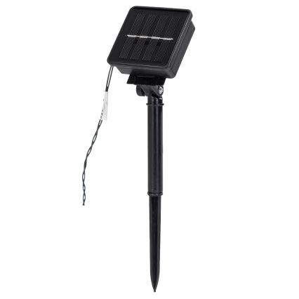 Aigostar - LED päikesetoitelised jõulutuled, 200 LED-i, 8 režiimi, 22 m, IP65, soe valge, 800 mAh