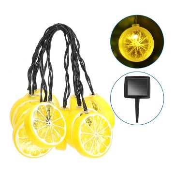 Aigostar - LED päikesevalguse ahel 10xLED/3,8m IP44 600 mAh soe valge