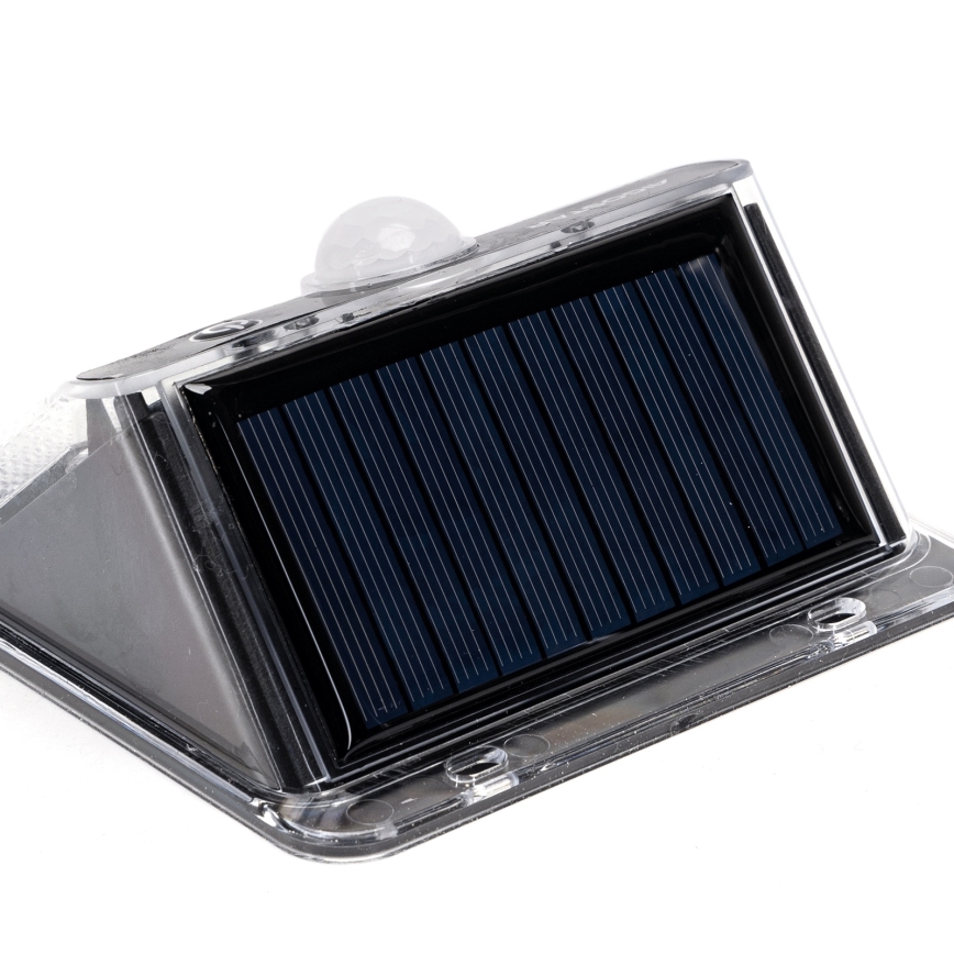 Aigostar - LED päikesevalgusti anduriga, 3,7 V, 6500 K, 1200 mAh, IP65, must