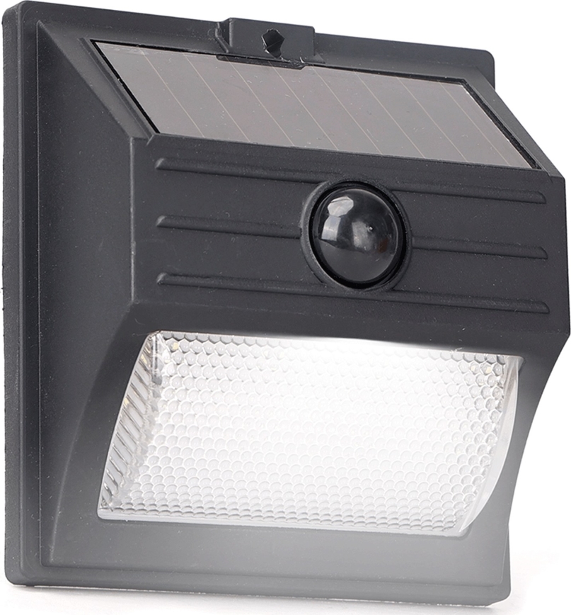 Aigostar - LED päikesevalgusti anduriga LED/3,7V 6500K 500 mAh IP65 must