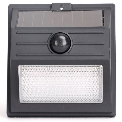 Aigostar - LED päikesevalgusti anduriga LED/3,7V 6500K 500 mAh IP65 must