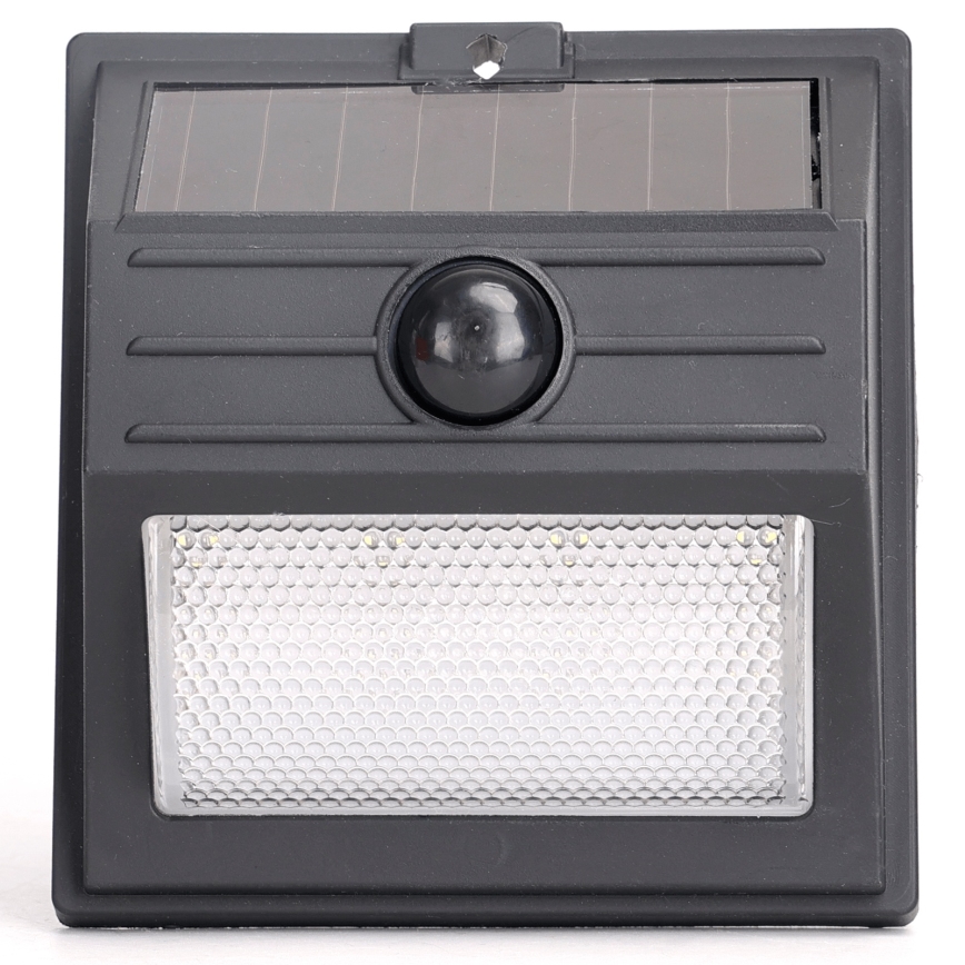 Aigostar - LED päikesevalgusti anduriga LED/3,7V 6500K 500 mAh IP65 must