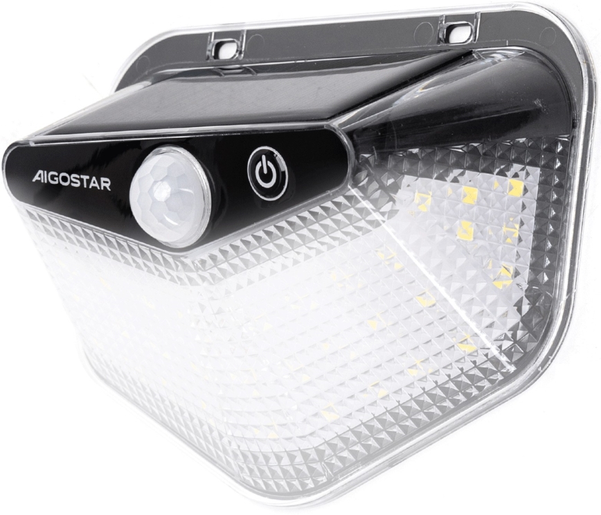 Aigostar - LED päikesevalgusti anduriga LED/3,7V 6500K 500 mAh IP65 must