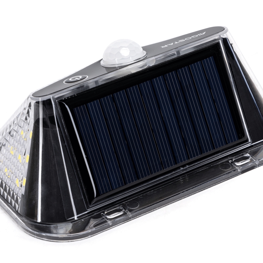 Aigostar - LED päikesevalgusti anduriga LED/3,7V 6500K 500 mAh IP65 must