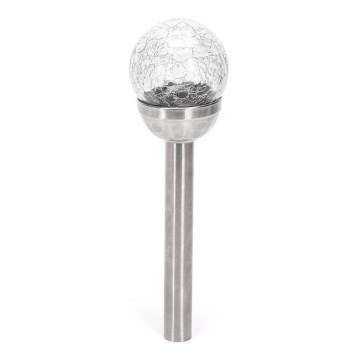 Aigostar - LED päikesevalgusti LED/2V 6500K IP44 40 mAh hõbedane