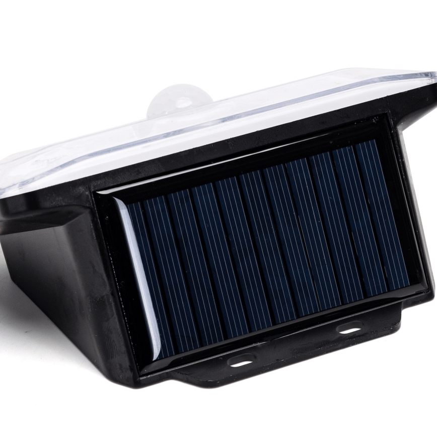 Aigostar - LED päikesevalgusti liikumisanduriga 3,7V 6500K 500 mAh IP65 must