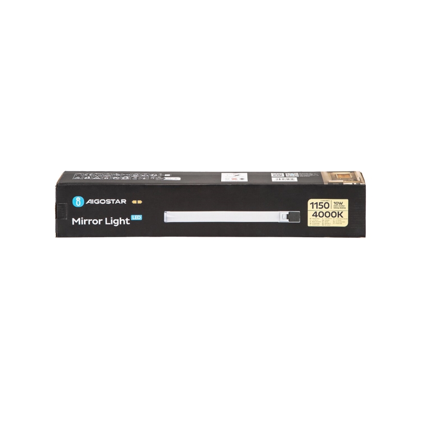Aigostar - LED Peeglivalgustus vannituppa LED/10W/230V 4000K 46,5cm IP44