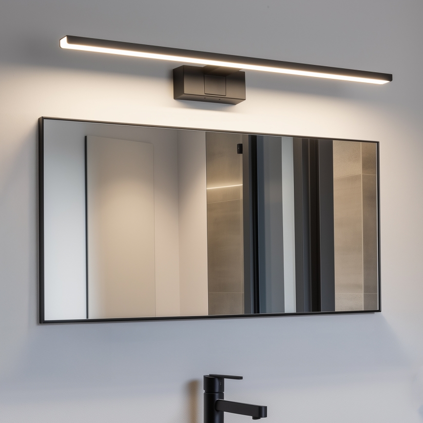 Aigostar - LED Peeglivalgustus vannituppa LED/12W/230V 4000K 60 cm IP44 must