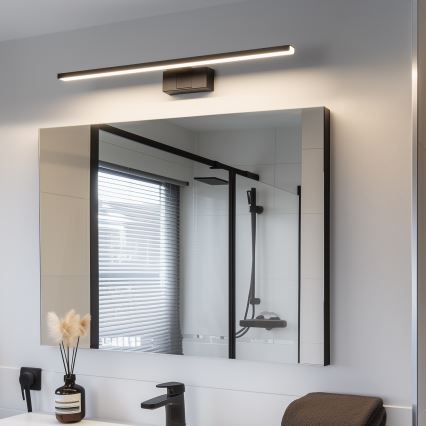 Aigostar - LED Peeglivalgustus vannituppa LED/12W/230V 4000K 60 cm IP44 must