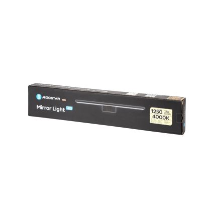 Aigostar - LED Peeglivalgustus vannituppa LED/12W/230V 4000K 60 cm IP44 must