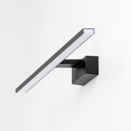 Aigostar - LED Peeglivalgustus vannituppa LED/8W/230V 4000K 40 cm IP44 must