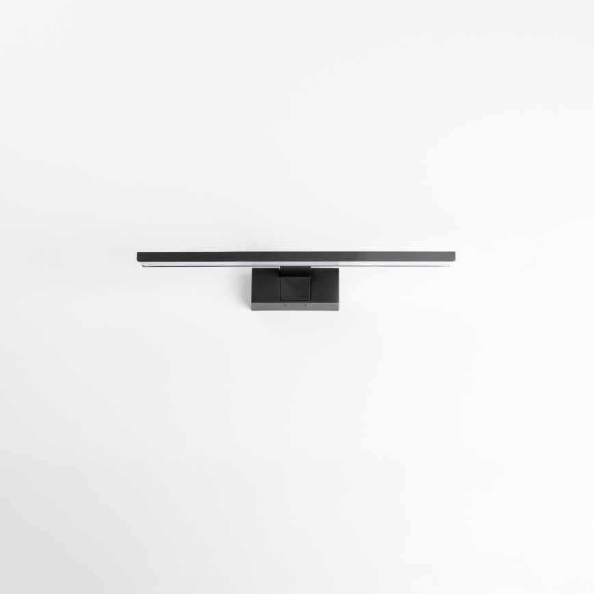 Aigostar - LED Peeglivalgustus vannituppa LED/8W/230V 4000K 40 cm IP44 must