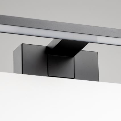 Aigostar - LED Peeglivalgustus vannituppa LED/8W/230V 4000K 40 cm IP44 must