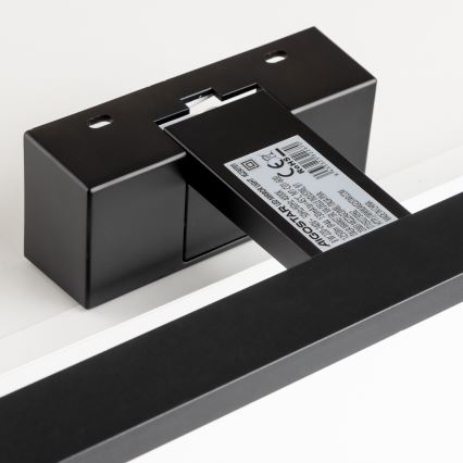 Aigostar - LED Peeglivalgustus vannituppa LED/8W/230V 4000K 40 cm IP44 must