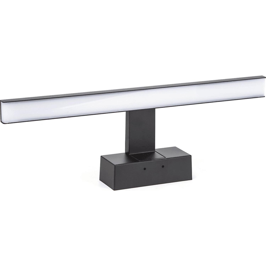 Aigostar - LED Peeglivalgustus vannituppa LED/8W/230V 4000K 40 cm IP44 must