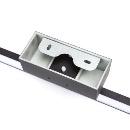 Aigostar - LED Peeglivalgustus vannituppa LED/8W/230V 4000K 40 cm IP44 must