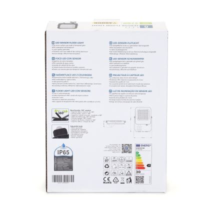 Aigostar - LED Prožektor anduriga LED/30W/230V 4000K IP65