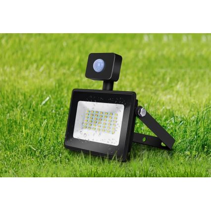 Aigostar - LED Prožektor anduriga LED/50W/230V 4000K IP65 must