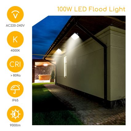 Aigostar - LED Prožektor LED/100W/230V hall 4000K IP65