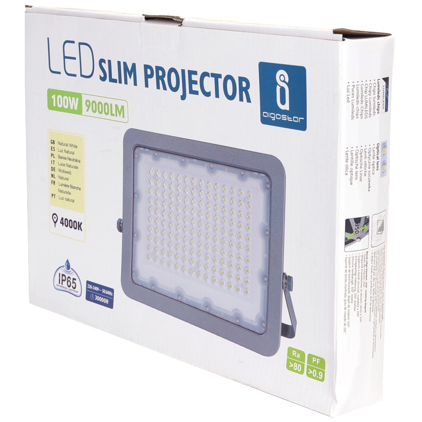 Aigostar - LED Prožektor LED/100W/230V hall 4000K IP65