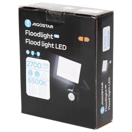Aigostar - LED-reflektor anduriga LED/30W/230V 6500K IP65