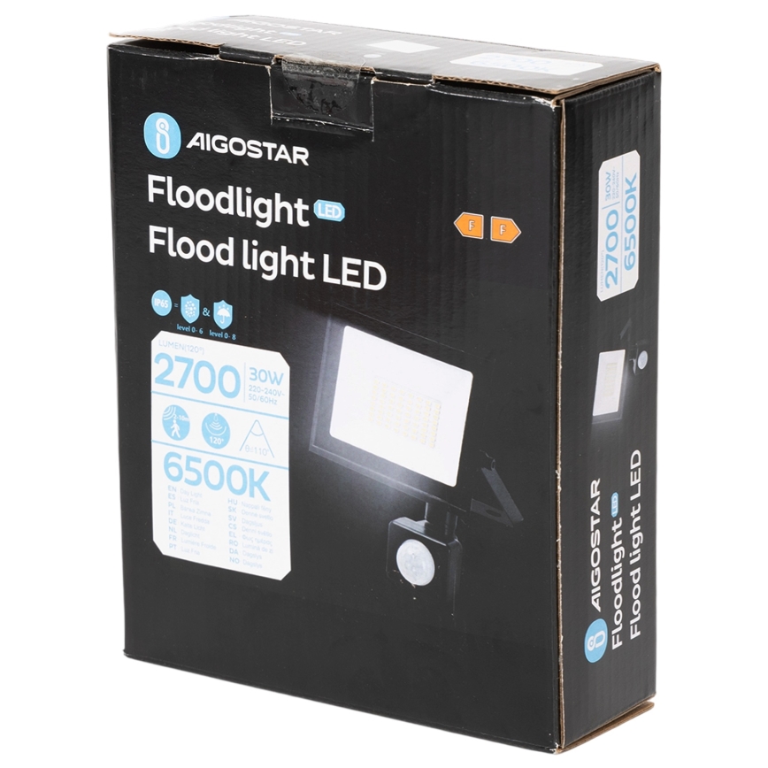 Aigostar - LED-reflektor anduriga LED/30W/230V 6500K IP65
