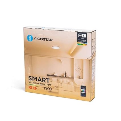 Aigostar - LED RGB Hämardatav laevalgusti LED/22W/230V 2700-6500K Wi-Fi