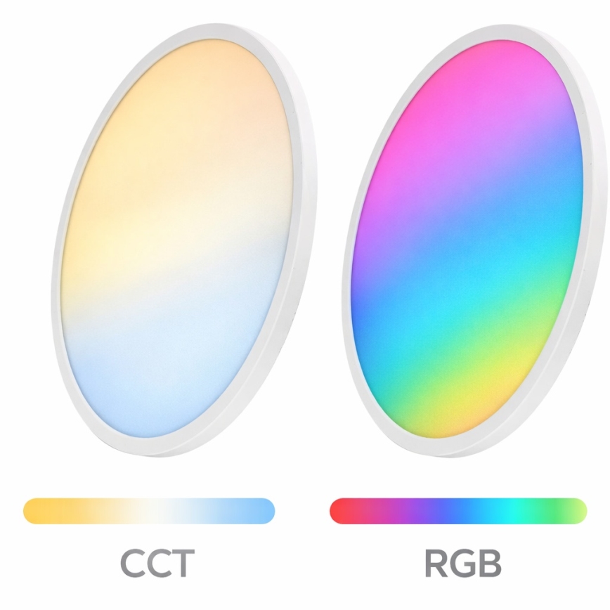 Aigostar - LED RGB Hämardatav laevalgusti MESH LED/24W/230V 3000-6500K valge + kaugjuhtimispult