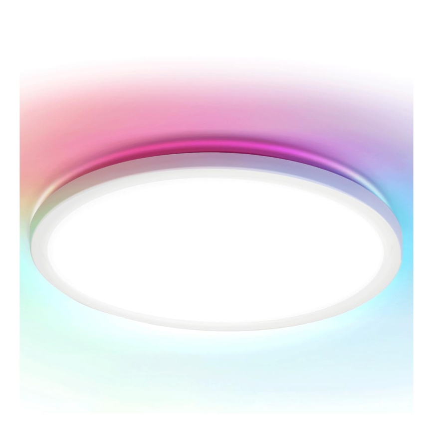 Aigostar - LED RGB Hämardatav laevalgusti MESH LED/24W/230V 3000-6500K valge + kaugjuhtimispult