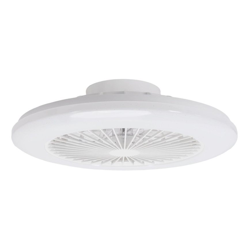 Aigostar - LED RGB Hämardatav laeventilaator valgustiga MESH LED/40W/230V 2700-6500K valge + kaugjuhtimispult