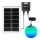 Aigostar - LED RGB Hämardatav päikesepaneeliga lühter MESH LED/20W/3,7V 4000 mAh 2700K-6500K IP65 d. 15 cm