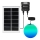 Aigostar - LED RGB Hämardatav päikesepaneeliga lühter MESH LED/20W/3,7V 4000 mAh 2700K-6500K IP65 d. 20 cm