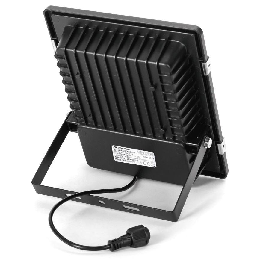 Aigostar - LED RGB Hämardatav päikesepaneeliga prožektor LED/50W/3,2V IP66 4000 mAh + kaugjuhtimispult