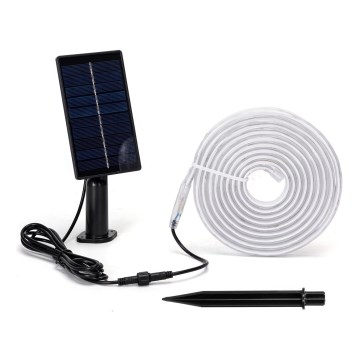 Aigostar - LED RGB Hämardatav päikesepaneeliga valgusriba LED/1,6W/3,2V 5 m IP65 + kaugjuhtimispult