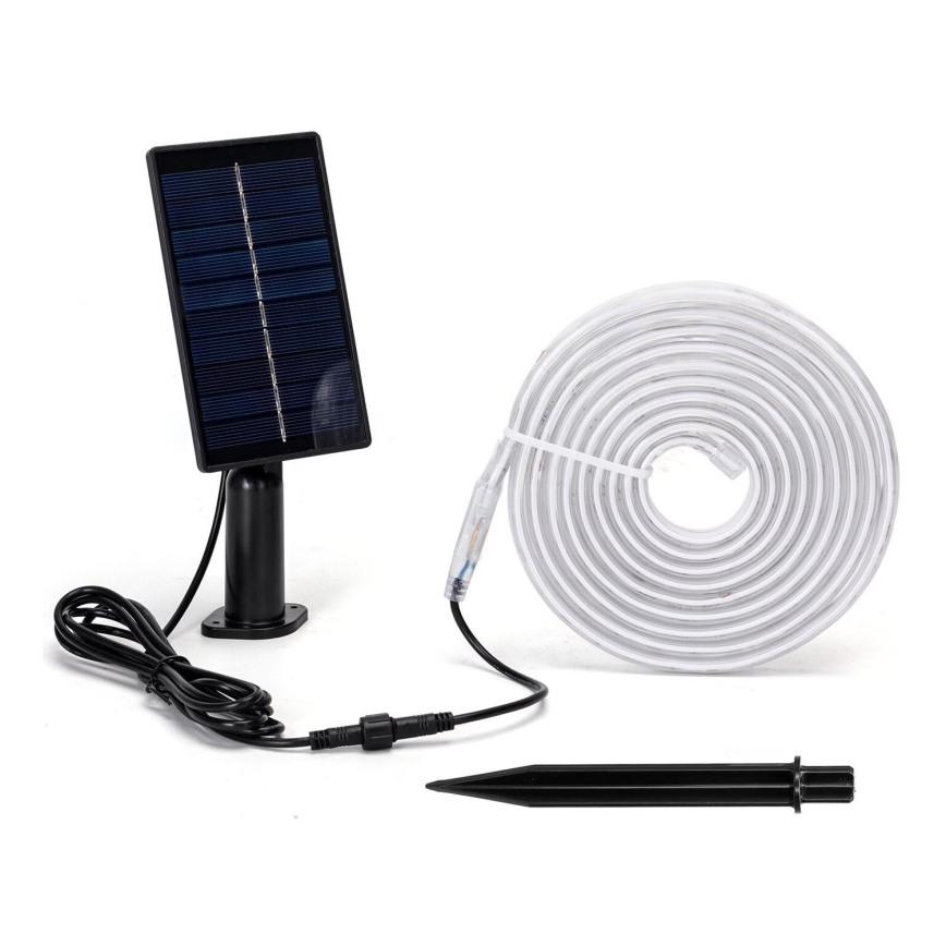Aigostar - LED RGB Hämardatav päikesepaneeliga valgusriba LED/1,6W/3,2V 5 m IP65 + kaugjuhtimispult