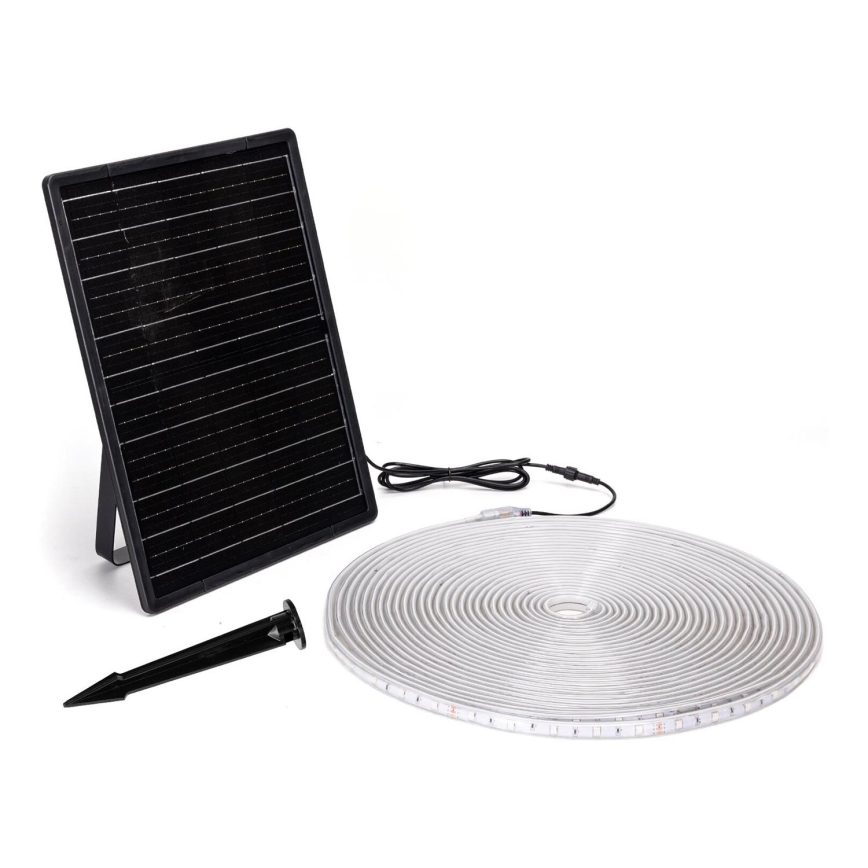 Aigostar - LED RGB Hämardatav päikesepaneeliga valgusriba LED/20W/3,2V 20 m IP65 20000 mAh + kaugjuhtimispult